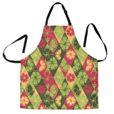 Cool Geometric Lime Pattern Adjustable Apron