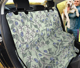 Hand Drawn Blueberry Pattern Dog Car Seat Covers