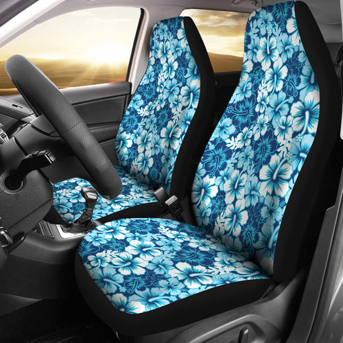 Hibiscus Pattern Print Design 03 Universal Fit Car Seat Covers