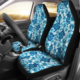 Hibiscus Pattern Print Design 03 Universal Fit Car Seat Covers