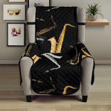 saxophone design pattern Chair Cover Protector