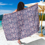 Indian Batik Style Pattern Sarong