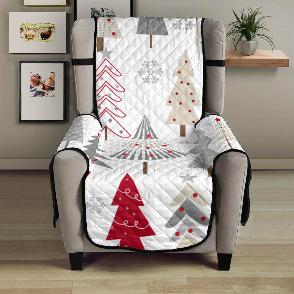 Cute Christmas tree pattern Chair Cover Protector
