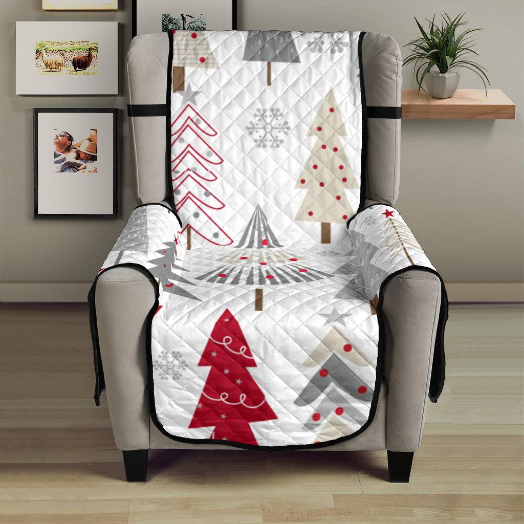 Cute Christmas tree pattern Chair Cover Protector