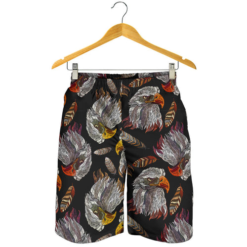 Eagle Pattern Print Design 05 Men Shorts