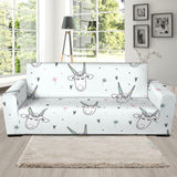 Cute Goat Design Pattern Sofa Slipcover
