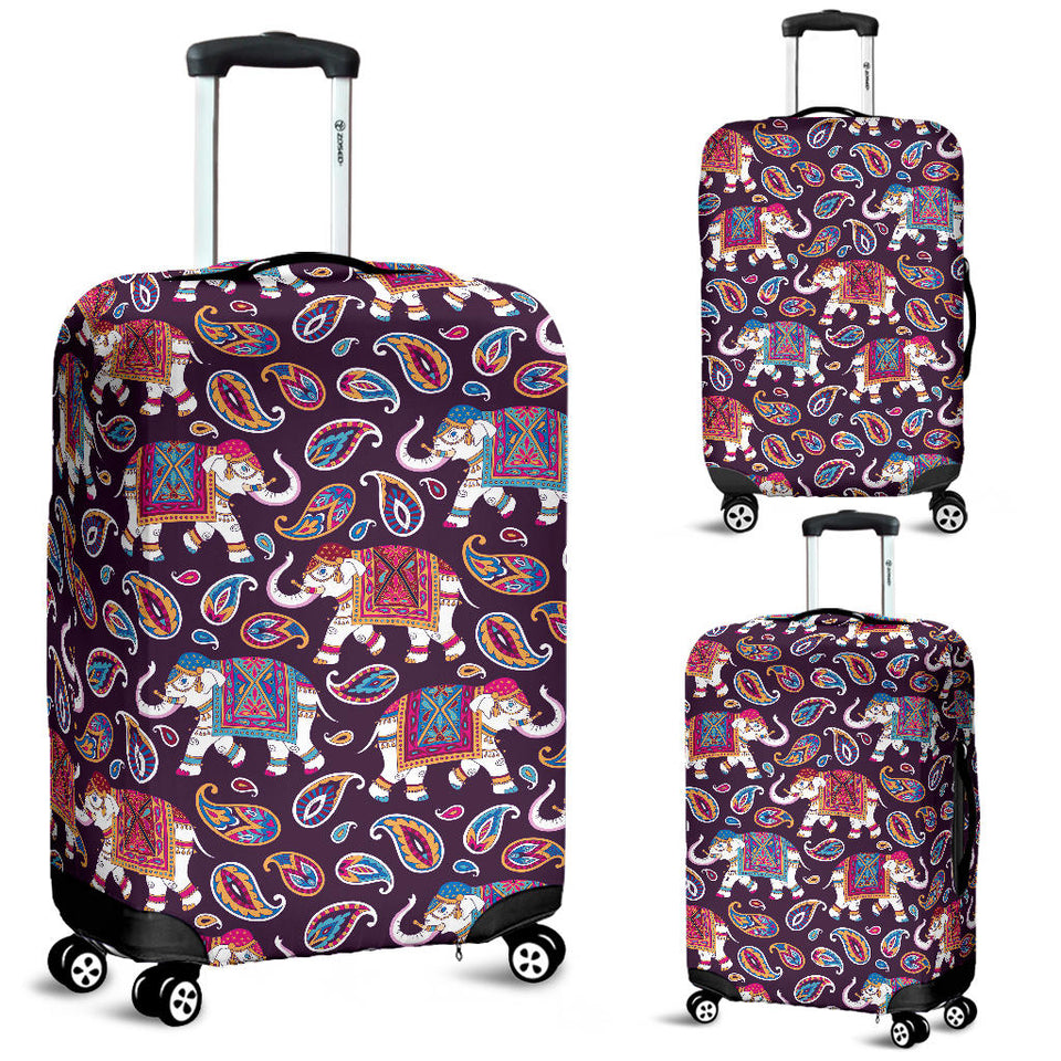 Elephant Indian Style Ornament Pattern Luggage Covers