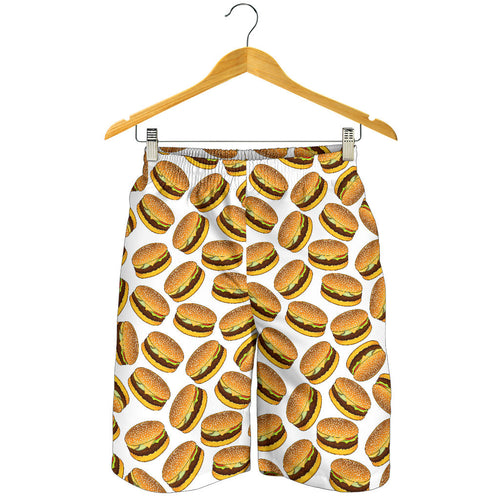 Hamburger Pattern Print Design 03 Men Shorts