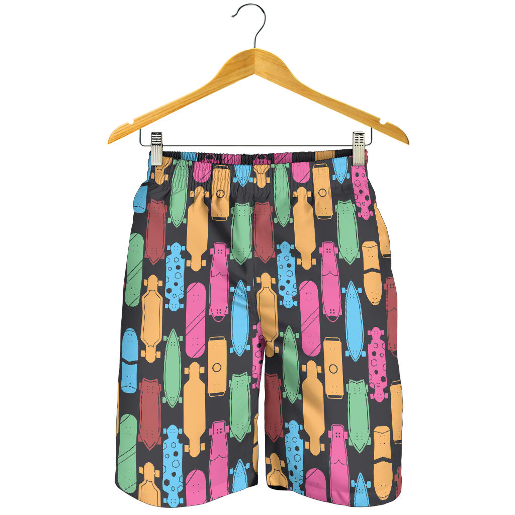 Skate Board Pattern Print Design 02 Men Shorts