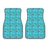 Math Pattern Print Design 02 Front Car Mats