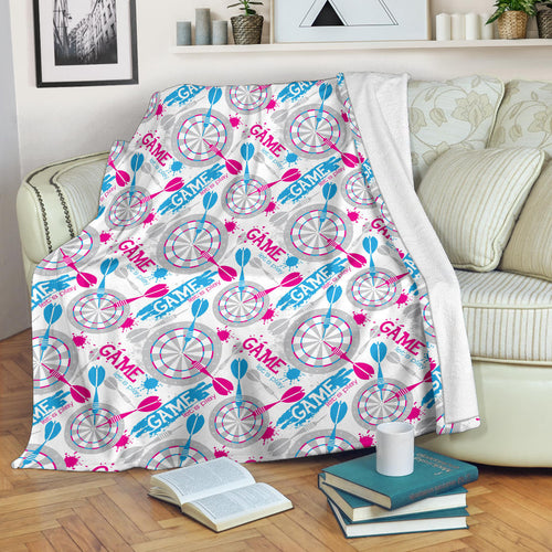 Darts Pattern Print Design 01 Premium Blanket