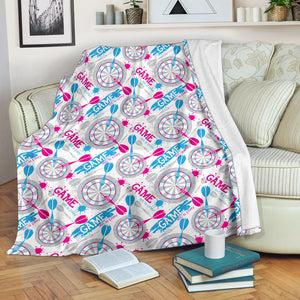 Darts Pattern Print Design 01 Premium Blanket
