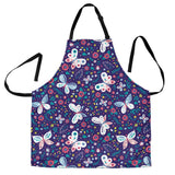 Colorful Butterfly Flower Pattern.Eps Adjustable Apron
