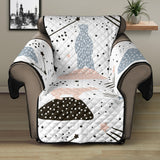 Polar bears star poka dot pattern Recliner Cover Protector