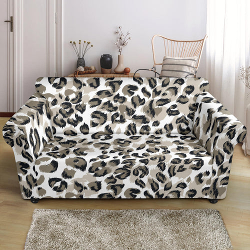 Leopard Skin Print Pattern Loveseat Couch Slipcover