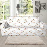 Jack Russel Pattern Print Design 05 Sofa Slipcover