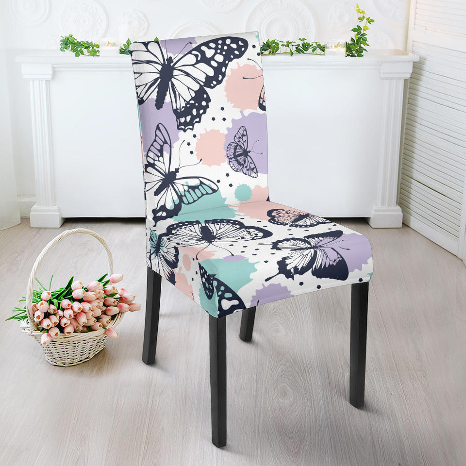 Butterfly Pattern Dining Chair Slipcover