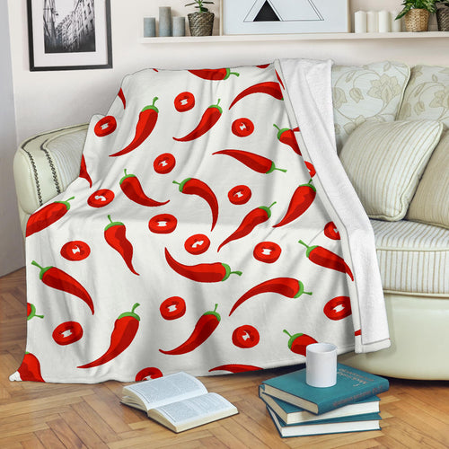 Chili Pattern Premium Blanket