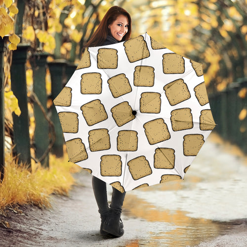 Bread Toast Pattern Print Design 03 Umbrella