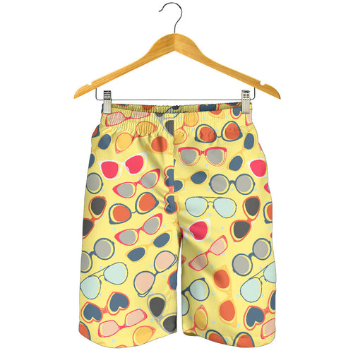 Sun Glasses Pattern Print Design 05 Men Shorts