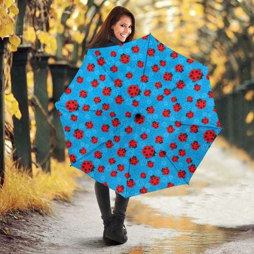 Ladybug Pattern Print Design 02 Umbrella