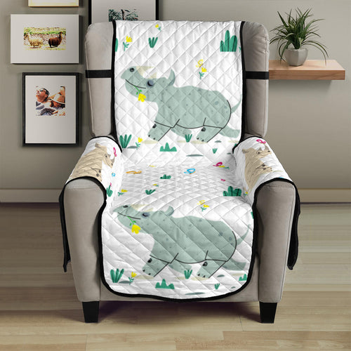 Cute Rhino pattern Chair Cover Protector