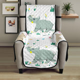 Cute Rhino pattern Chair Cover Protector