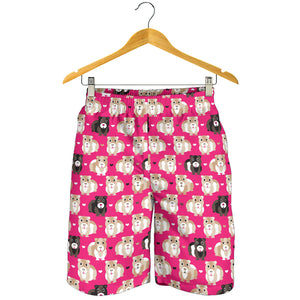 Guinea Pig Pattern Print Design 01 Men Shorts