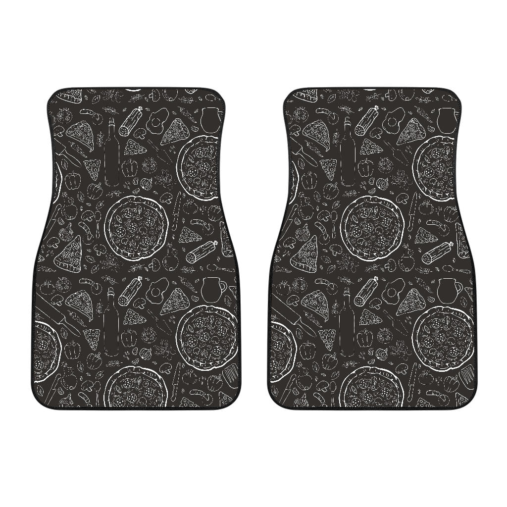 Pizza Pattern  Front Car Mats
