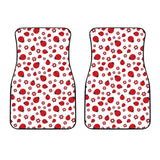 Ladybug Pattern Print Design 04 Front Car Mats