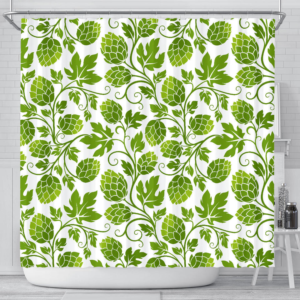 Hop Design Pattern Shower Curtain Fulfilled In US