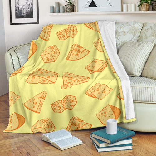 Cheese Design Pattern Premium Blanket