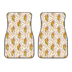 Corn Pattern Print Design 02 Front Car Mats