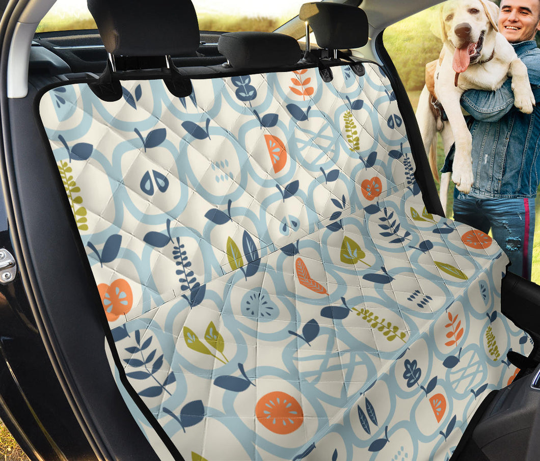 Apples Leaves Pattern Dog Car Seat Covers