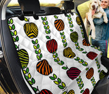 Colorful Apples Leave Zebra Stripe Dog Car Seat Covers