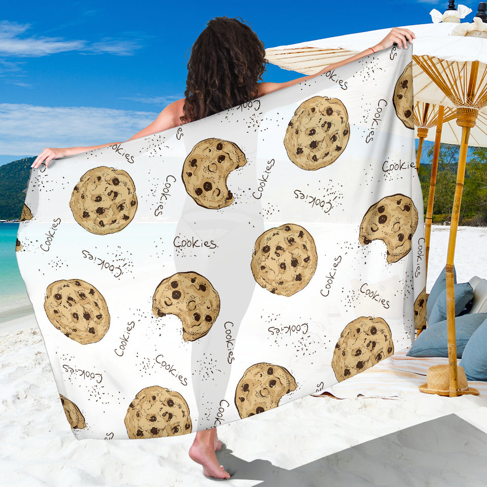 Sketch Style Cookie Pattern Sarong