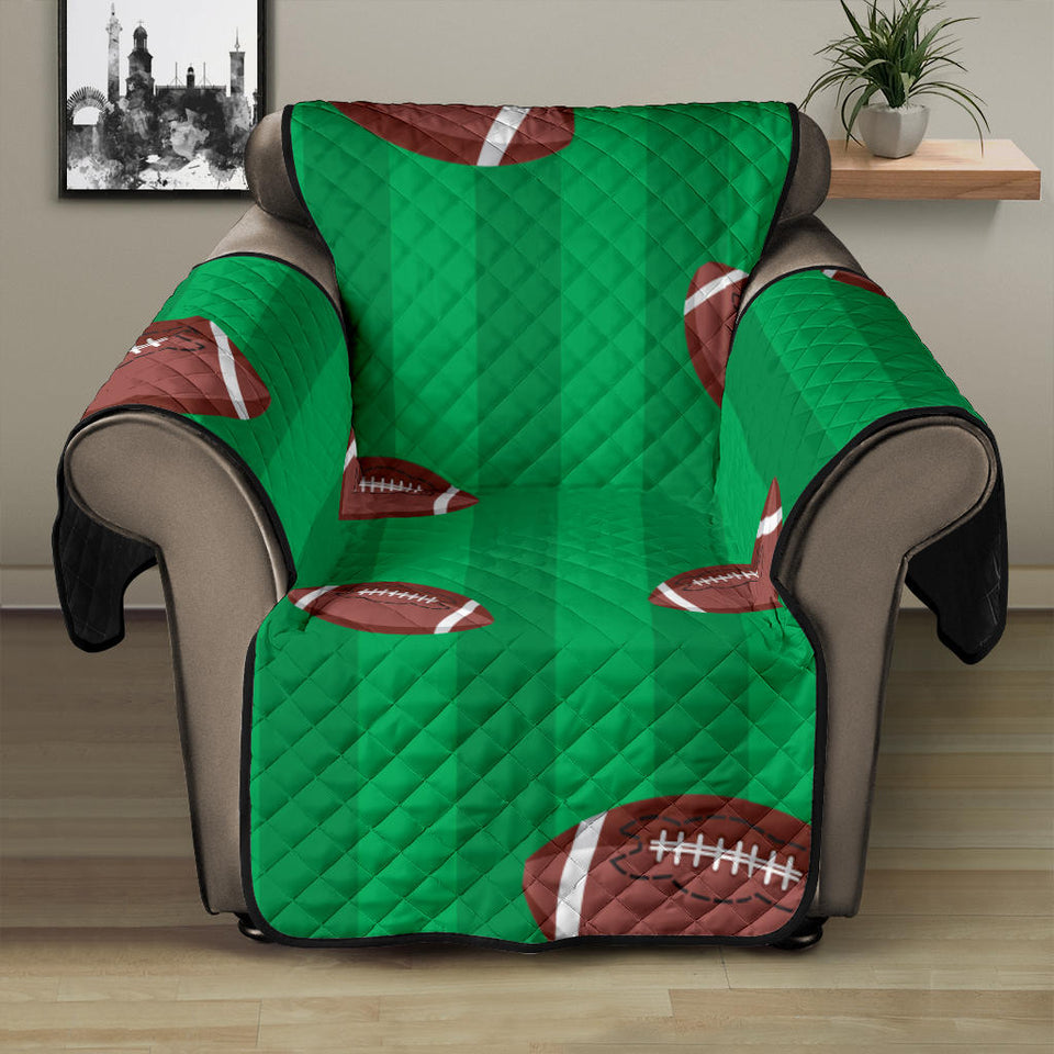 American football ball field background Recliner Cover Protector