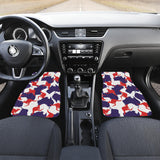 Kangaroo Australian Pattern Front And Back Car Mats