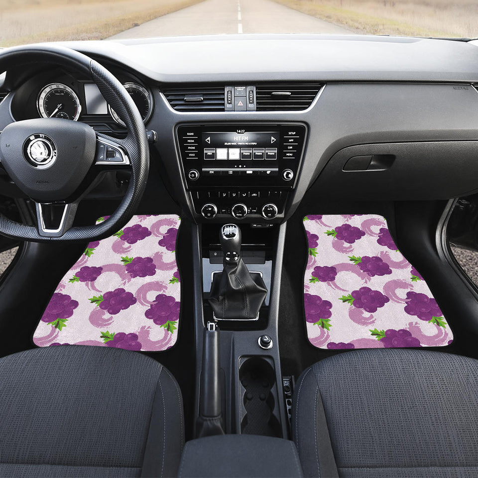 Cute Grape Pattern Front Car Mats