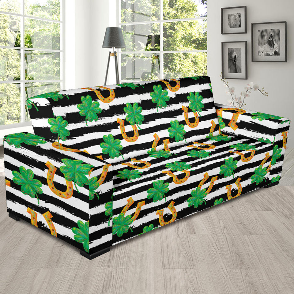 Horseshoes Pattern Print Design 01 Sofa Slipcover