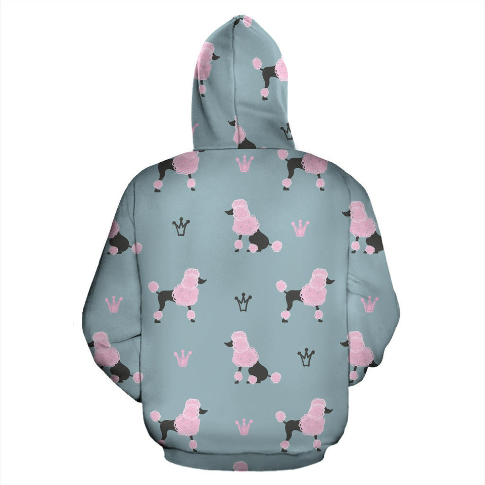 Poodle Dog Pattern Men Women Pullover Hoodie