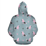 Poodle Dog Pattern Men Women Pullover Hoodie