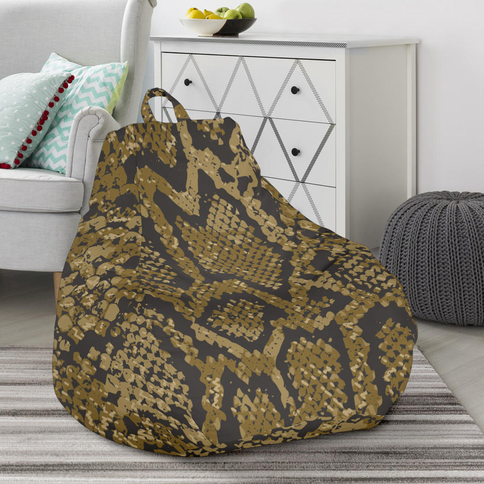 Snake Skin Pattern Bean Bag Cover