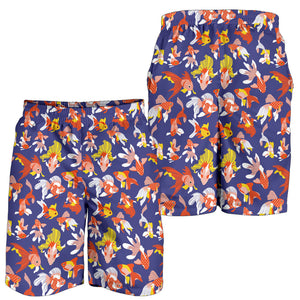 Goldfish Pattern Print Design 04 Men Shorts