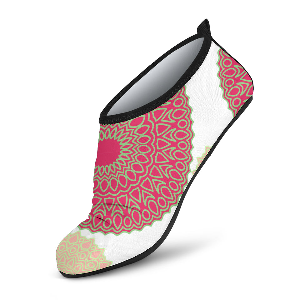 Circle Indian Pattern Aqua Shoes