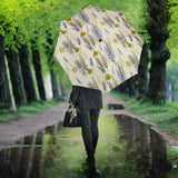 Lavender Modern Pattern Blackground Umbrella