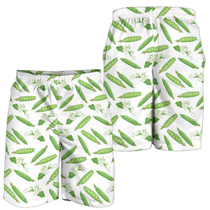 Green Peas Pattern Print Design 04 Men Shorts
