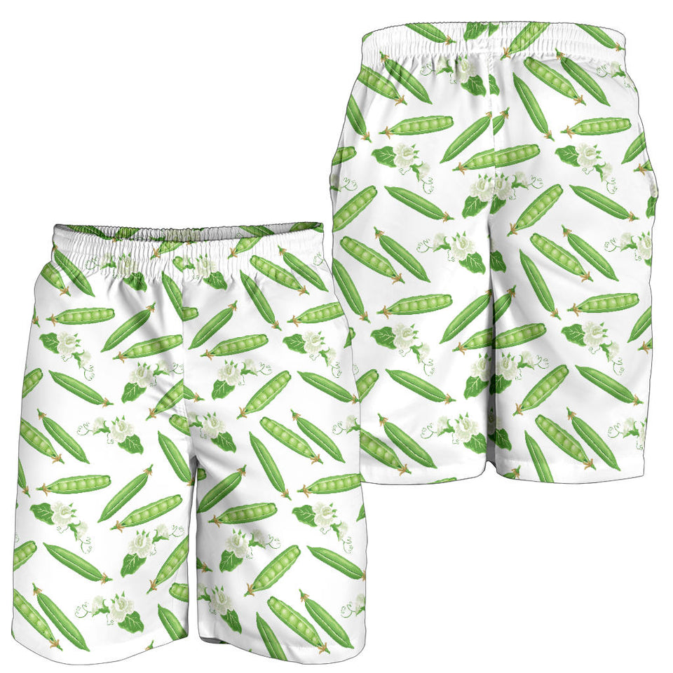 Green Peas Pattern Print Design 04 Men Shorts