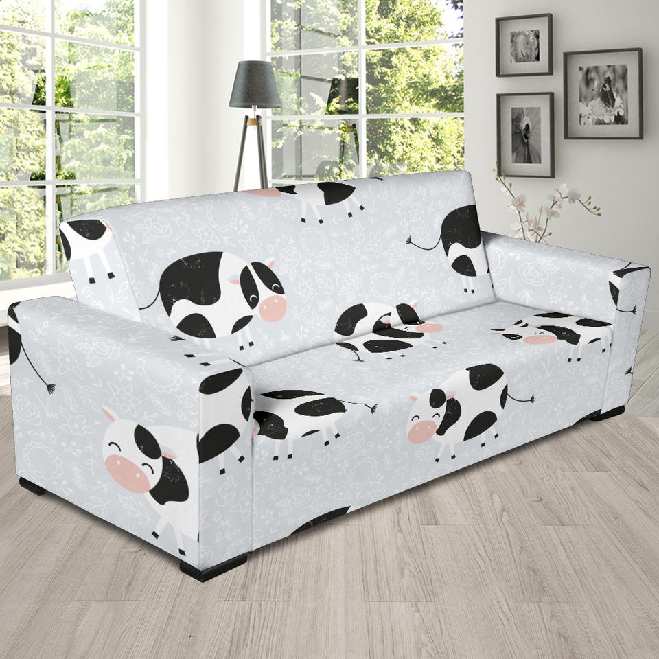 Cute Cows Pattern Sofa Slipcover