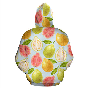 Guava Design Pattern Zip Up Hoodie